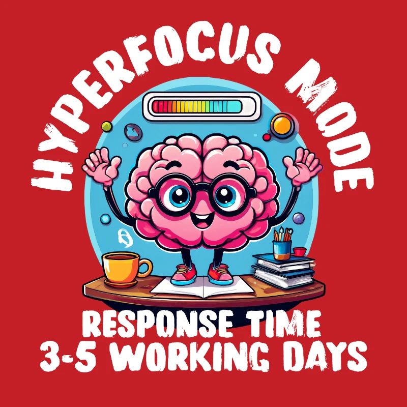 Hyperfocus Loading – Funny Neurodivergent T-Shirt