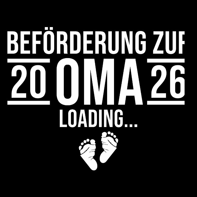 Oma 2026 loading - Werdende Großmutter