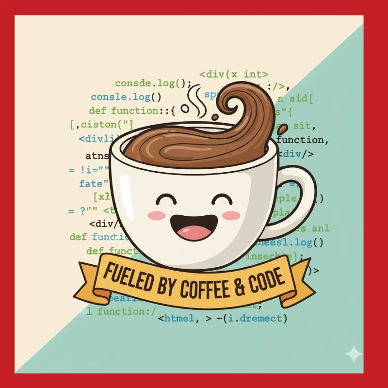 Happy Coffee Mug and Code