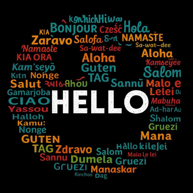 Commencez par Hello Different World Language Learning