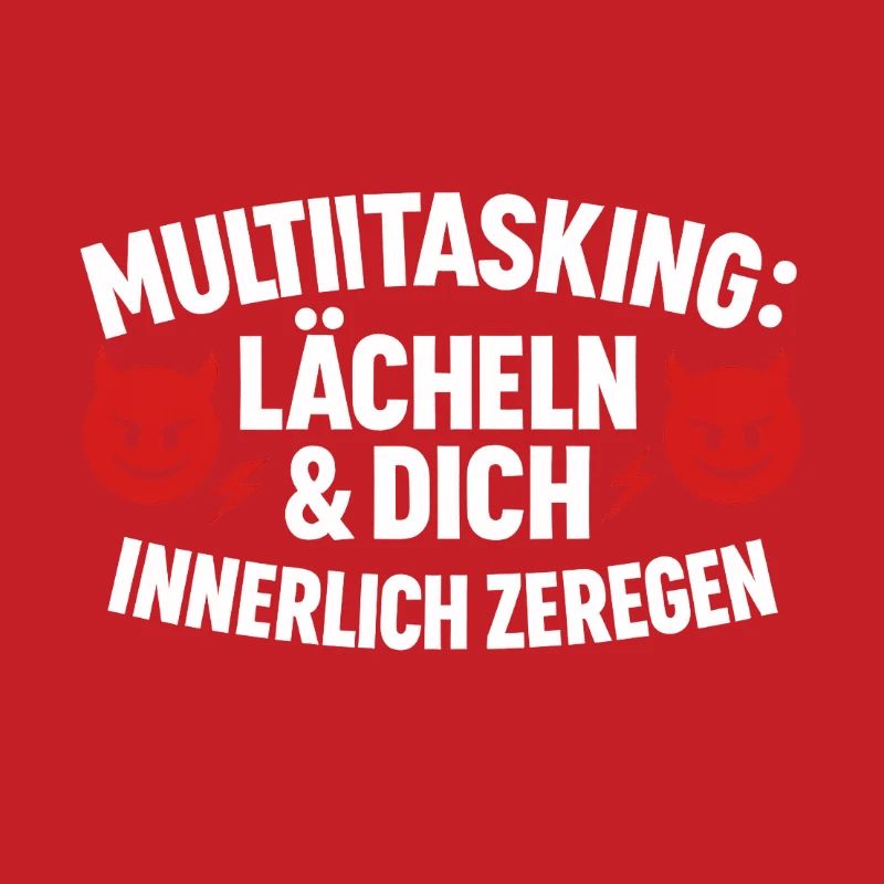 Multitasking Internally disassembling smiles