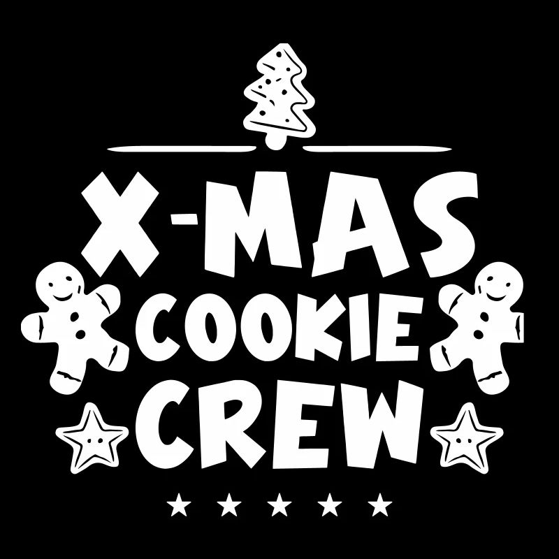 Équipe de cuisson des biscuits de Noël