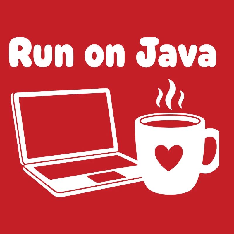 Java Lauf Café Laptop Herz