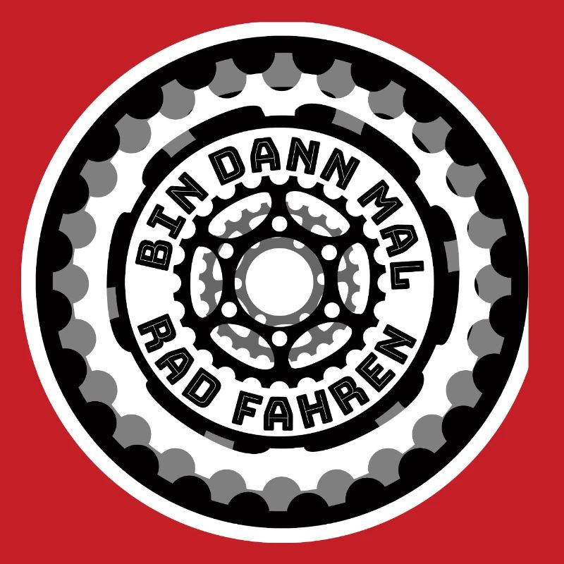 VTT - Conception de logo de vélo rond