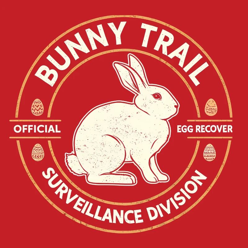 Rabbit Path Surveillance Department Funny Easter