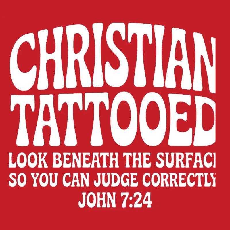 Un look tatoué chrétien sous la surface