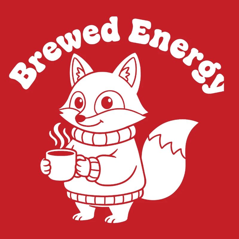 Modèle de pull Coffee Fox