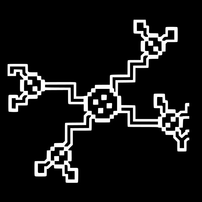 Neuron Nerve Cell Pixel 8-Bit