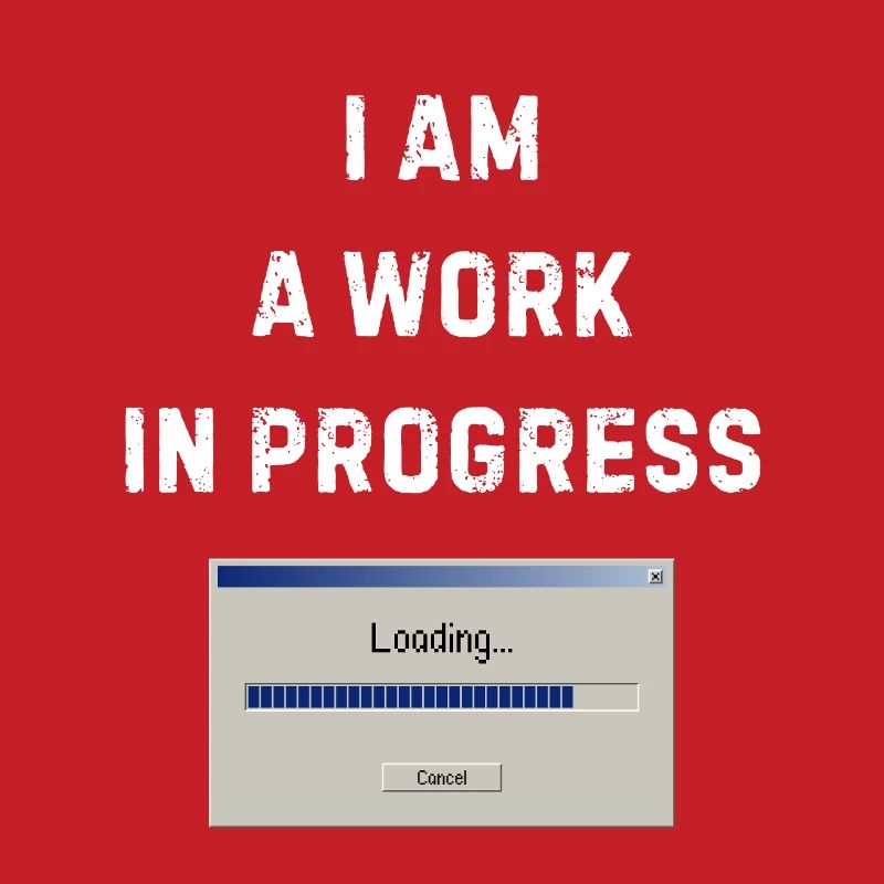 Work in progress – Loading bar - Travail bureau