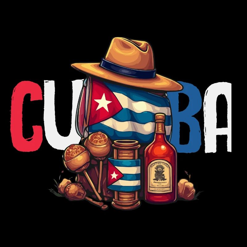 Cuba Pride & Home - Design du drapeau de Cuba