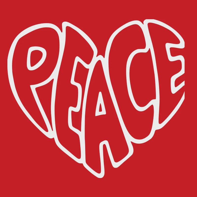 Peace Bubble Font Graphic