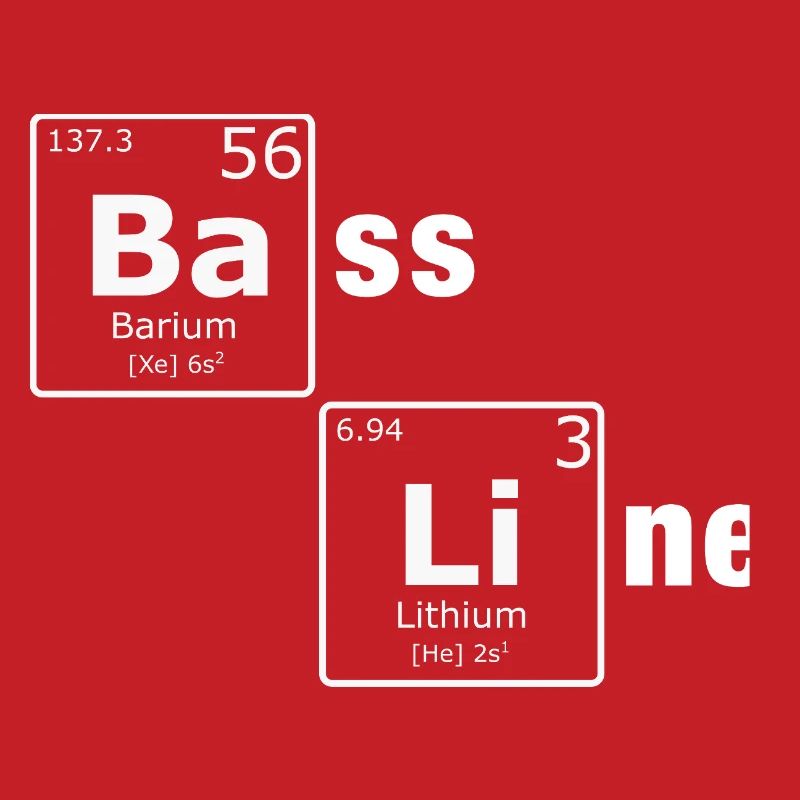 Ligne de basse PSE Éléments du tableau périodique Nerd
