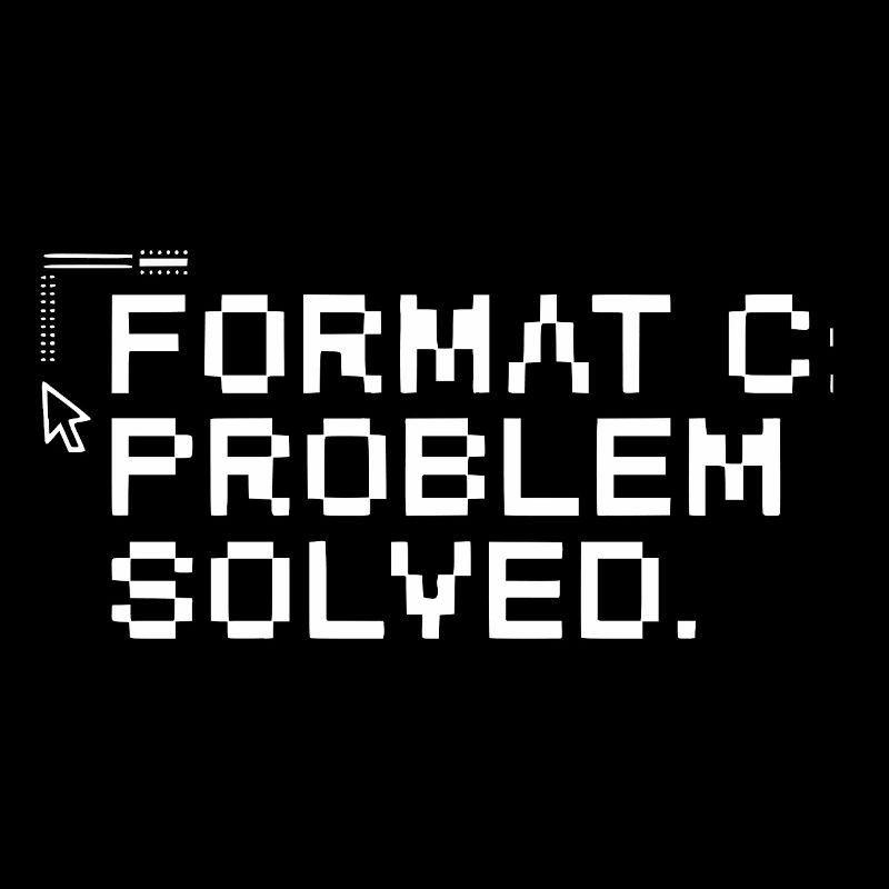 Format c: problem solved.