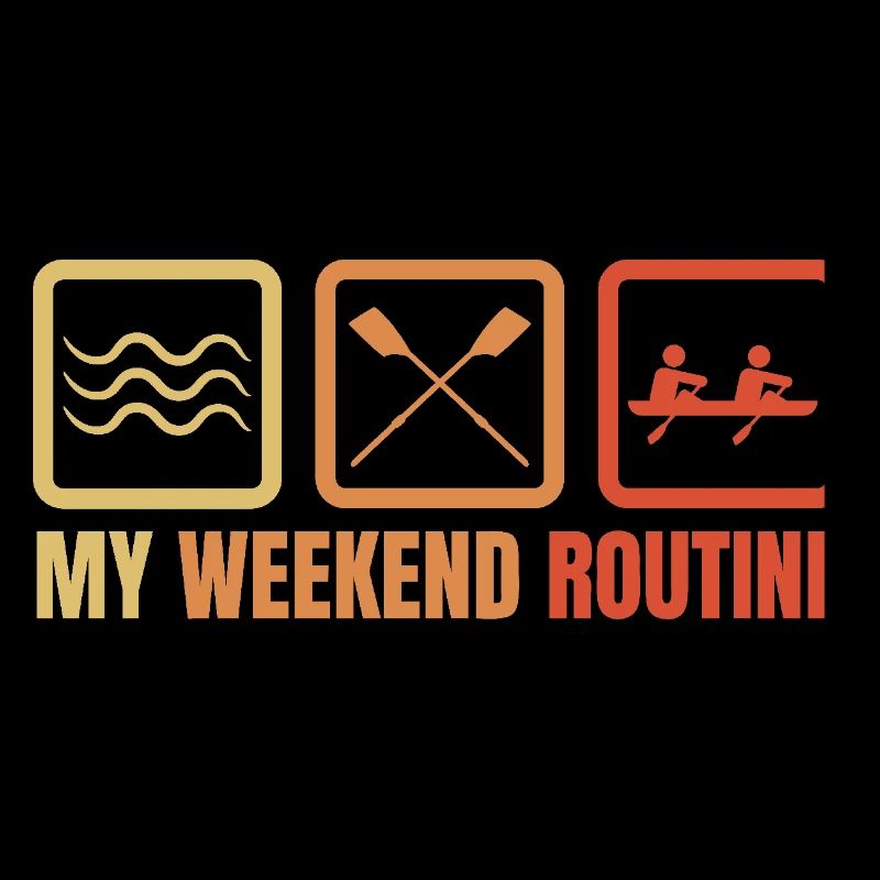 Ruderer Wochenendroutine