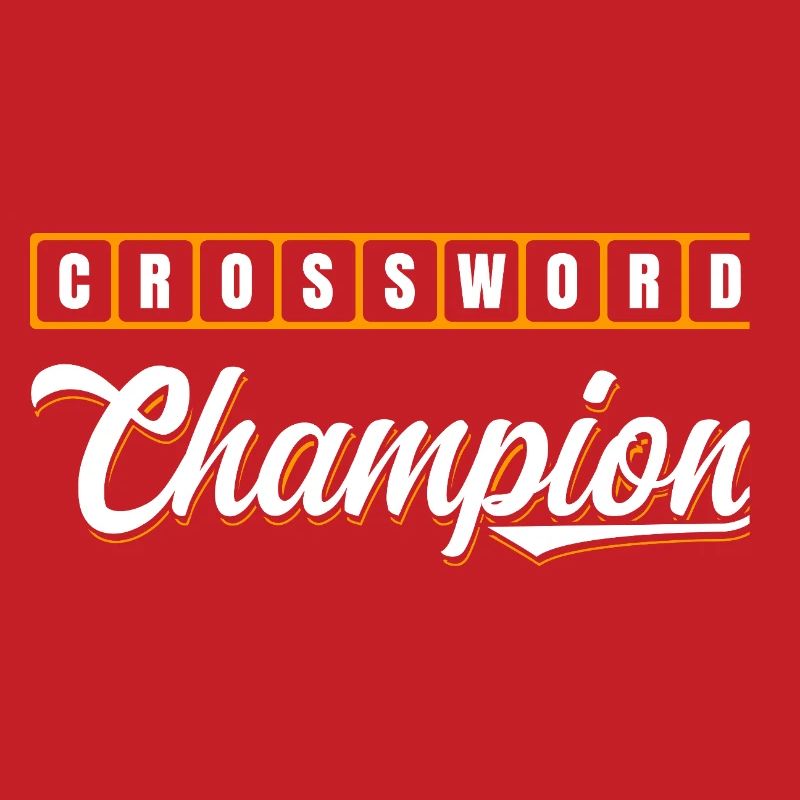 Conception typographique de Champion des mots croisés