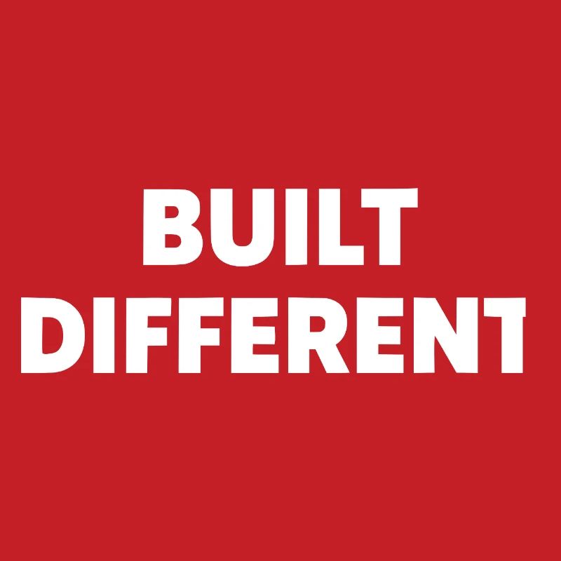 Construit différemment – Typographie audacieuse
