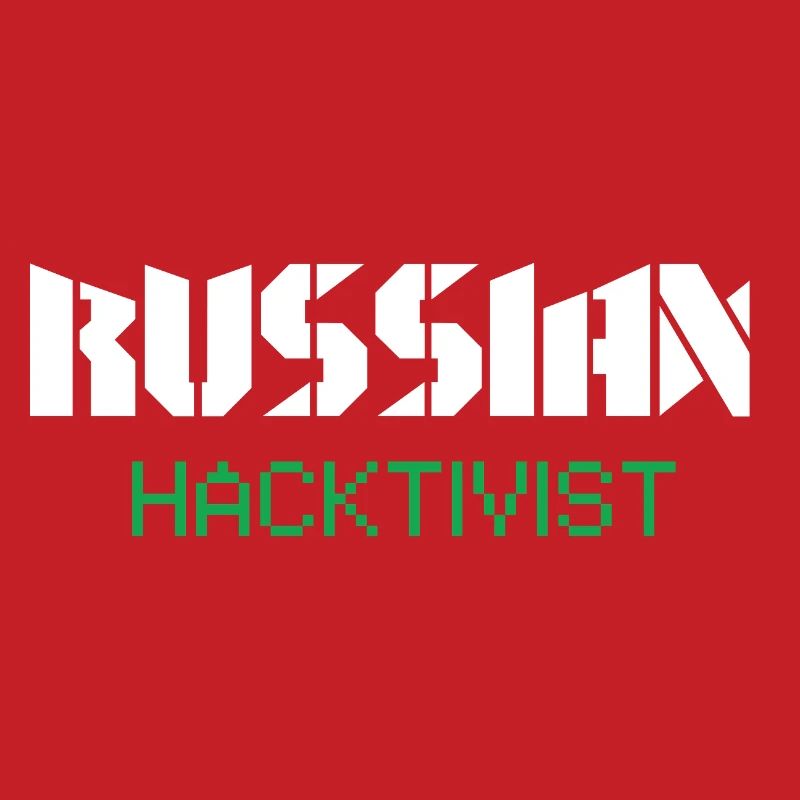 Conception de cybersécurité par hacktiviste russe