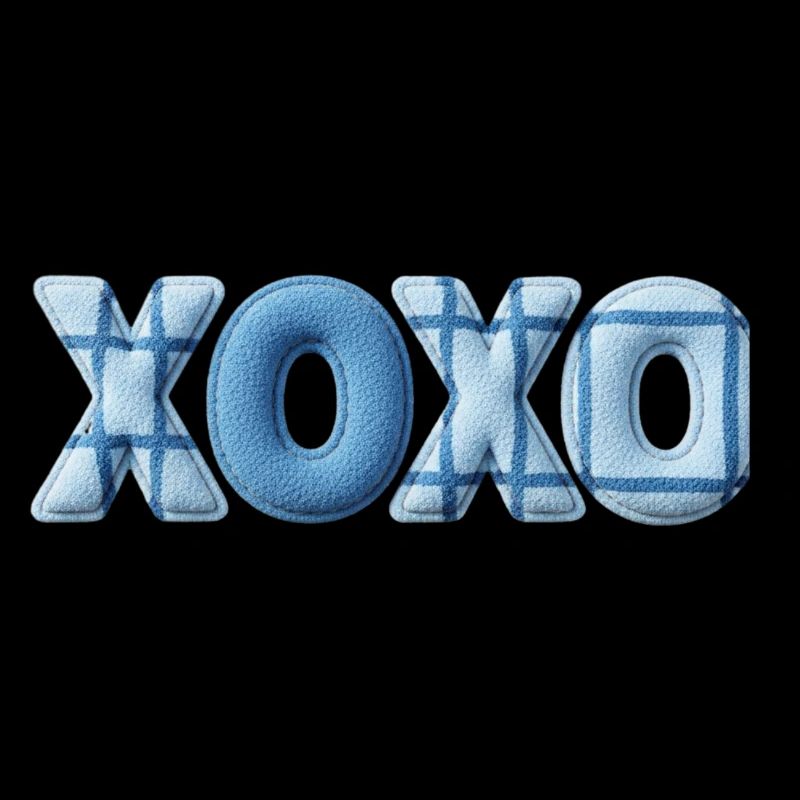 XOXO Patchwork Look mit Stoff Optik