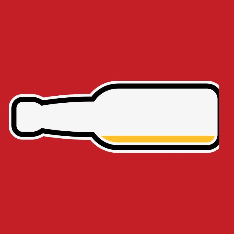 Bierflasche Leer (Bier Bierchen Symbol / POS 3C)