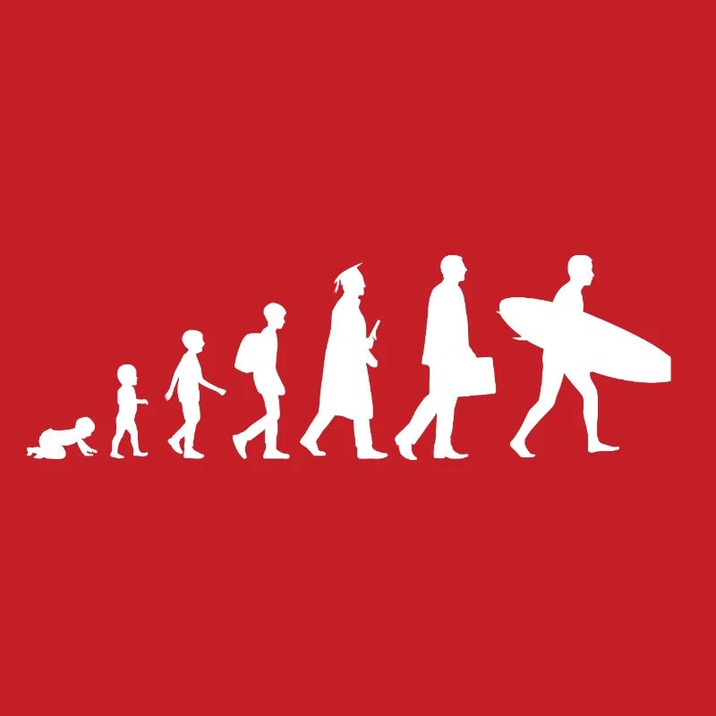 Evolution eines Surfers