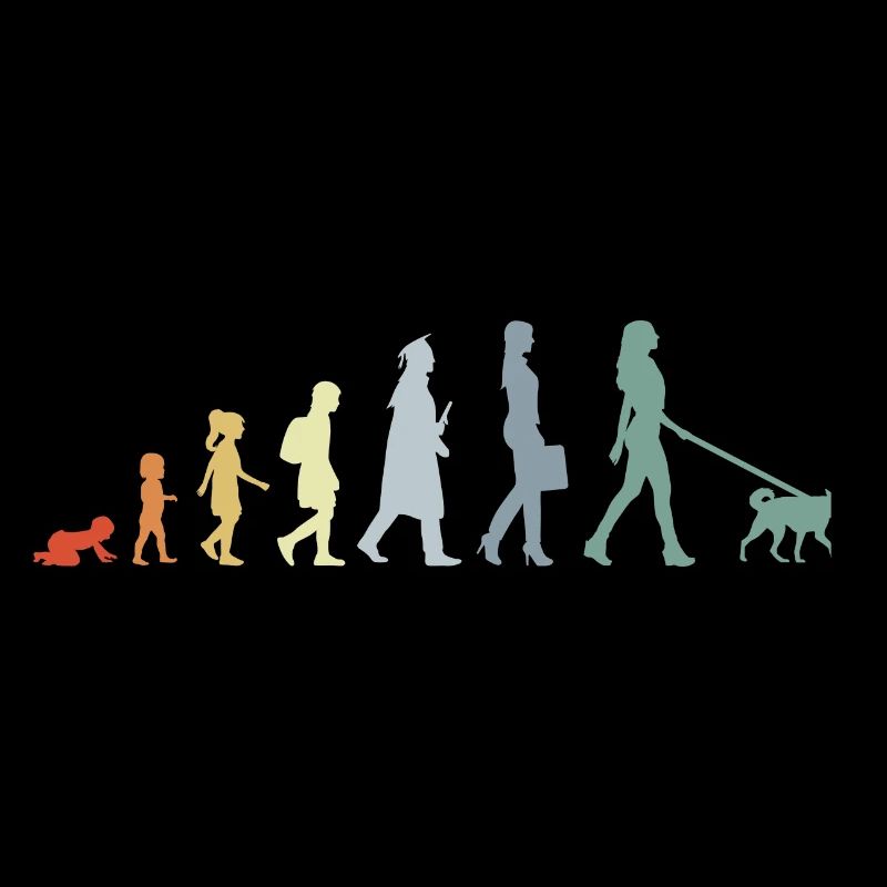 Hundebesitzerin Evolution