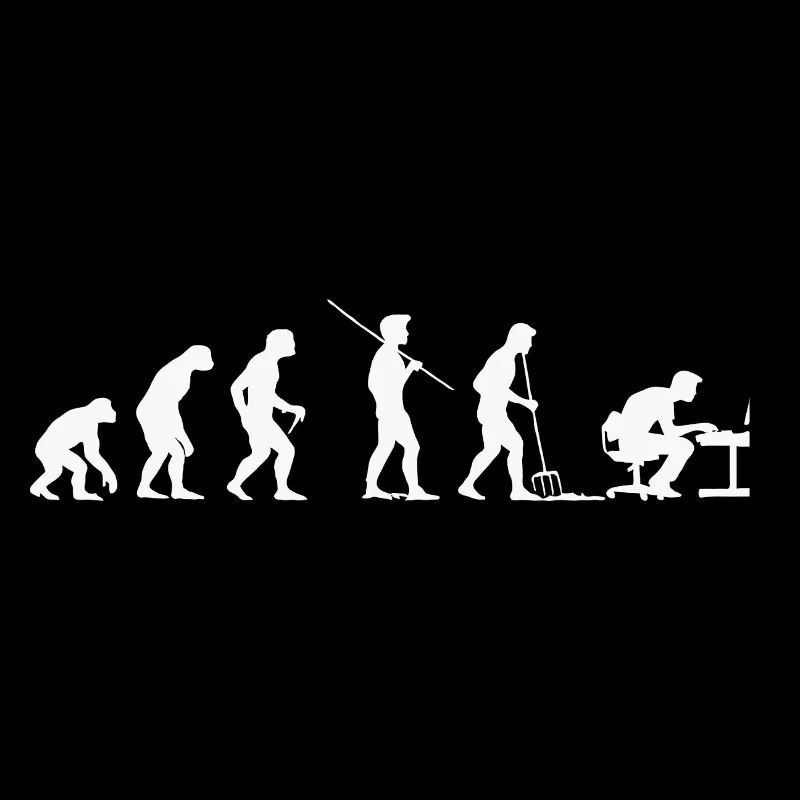 Evolution Programmierer Computerfreak