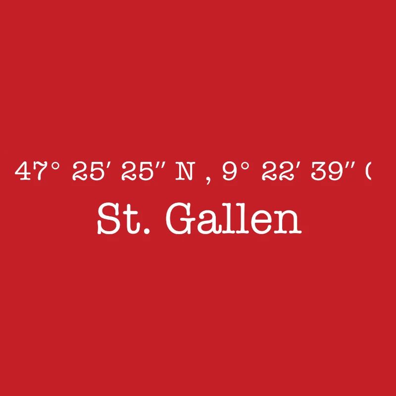 Coordinates St. Gallen
