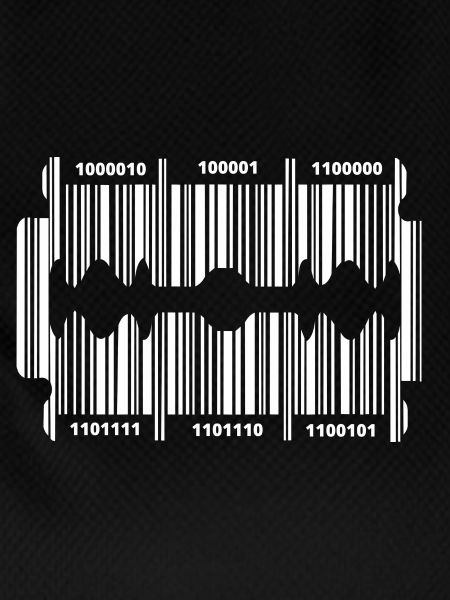 Rasierklinge mit Code