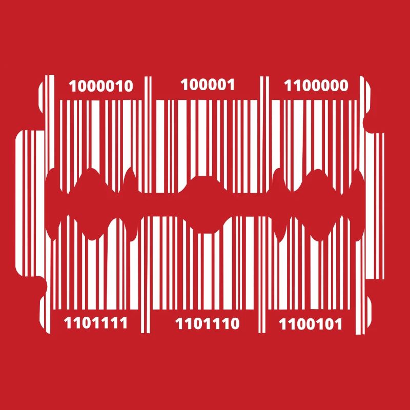 Razor blade with code