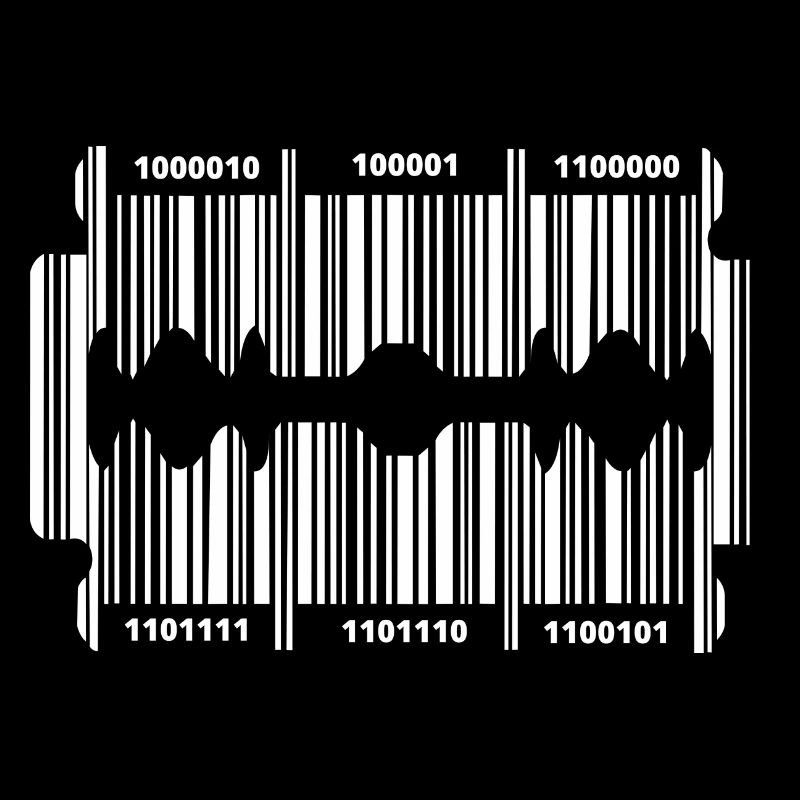 Lame de rasoir avec code