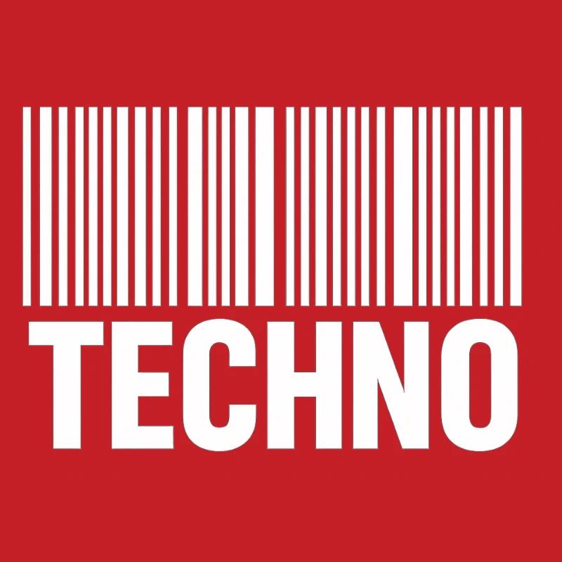 Techno Barcode Muster