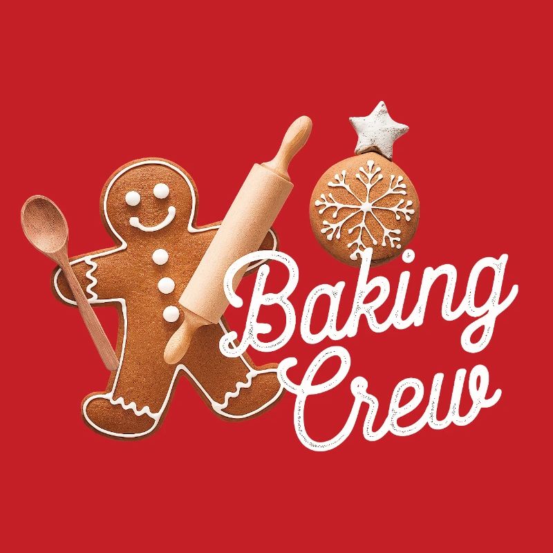 Baking Crew Gingerbread Man Cuisson de Noël