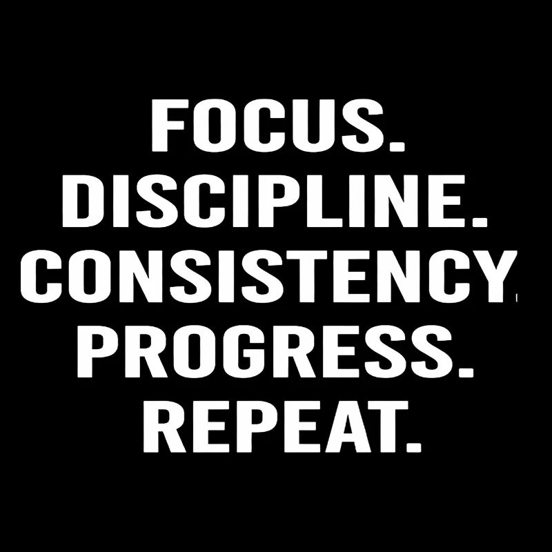 Concentration, discipline, progression, répétition.