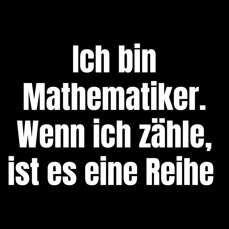 I'm a mathematician: Counting series