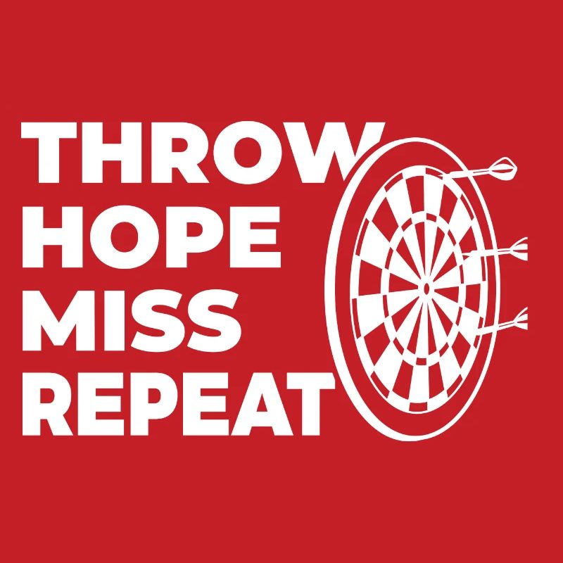 throwing, hoping, missing, repeating