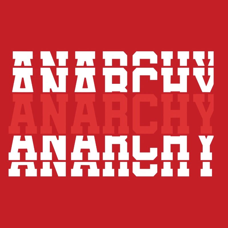 t-shirt Anarchy t-shirt gift idea stacked text