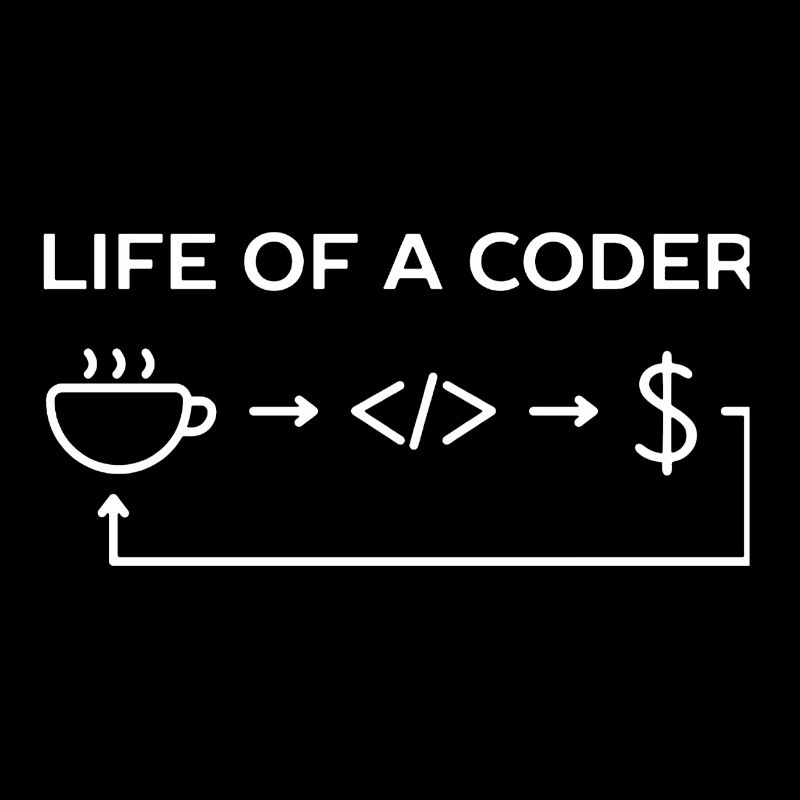 Vie de programmeur d'une chemise de codeur
