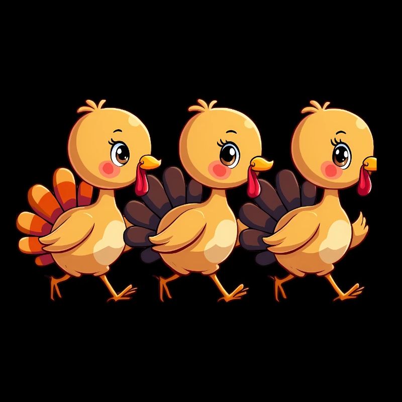 Bébé dinde de Thanksgiving