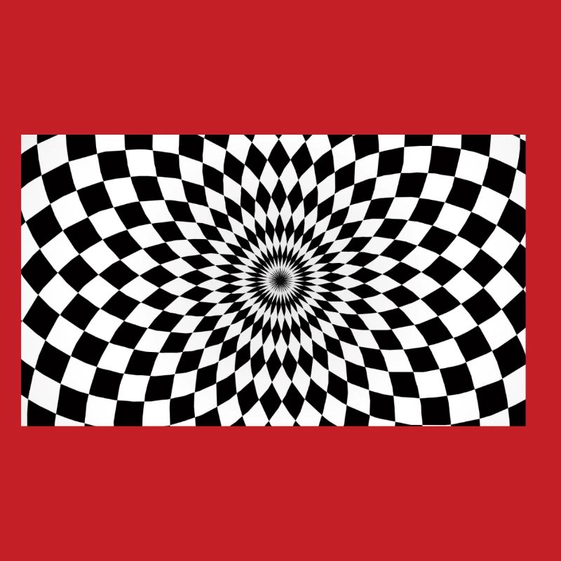 Optische Vortex-Checker-Illusion