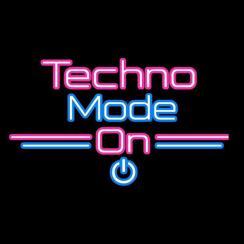 Techno Mode Neon On