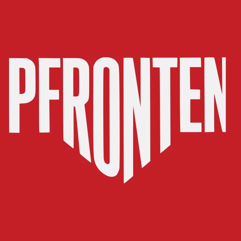 Pfronten Schriftzug 