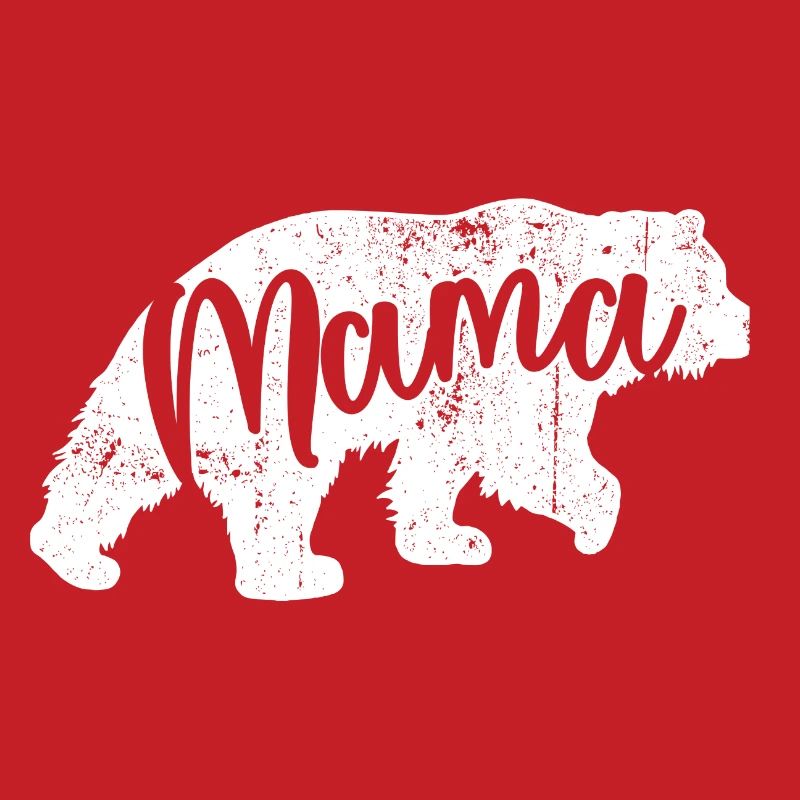 Mama Bear Script Logo