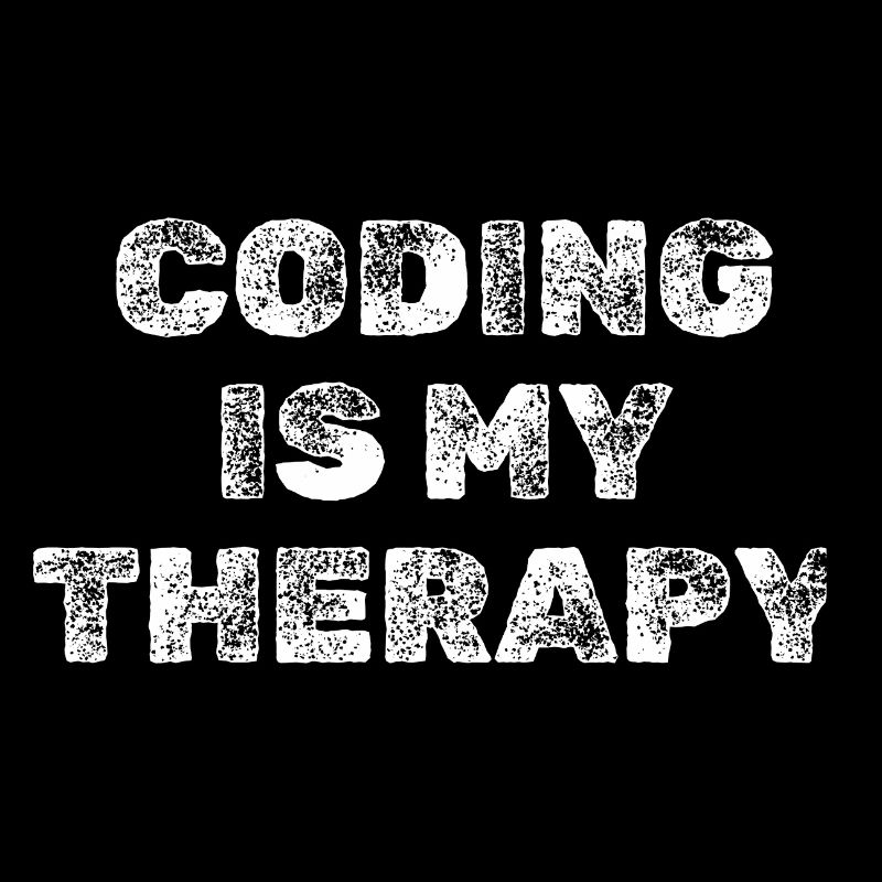 Le codage, c’est ma chemise de programmeur de thérapie