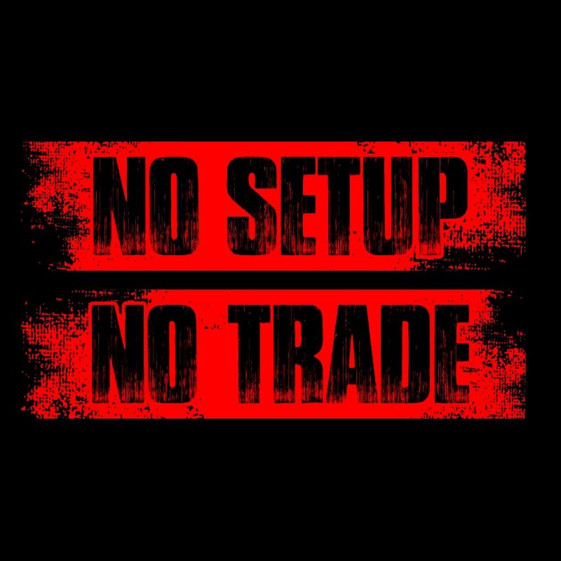 Pas de configuration, pas de commerce, Trader de la Bourse