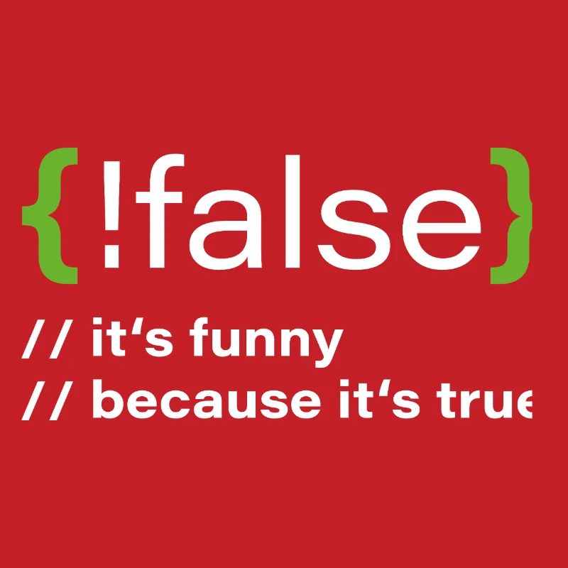 false – Un programmeur drôle dit
