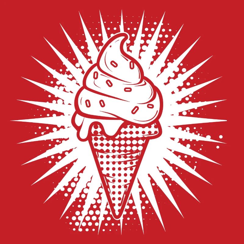 Cornet de crème glacée Dessin