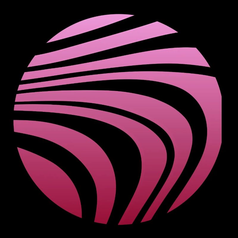 Psychedelic Pattern Pink Gradient