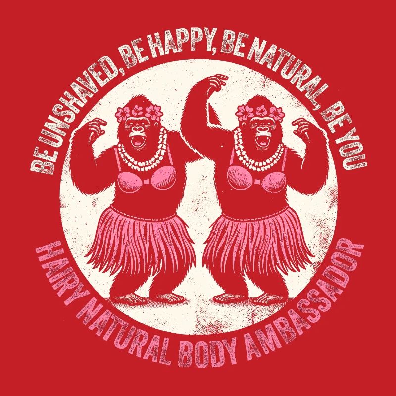 Hula Dancer Gorilla Celebration Tee