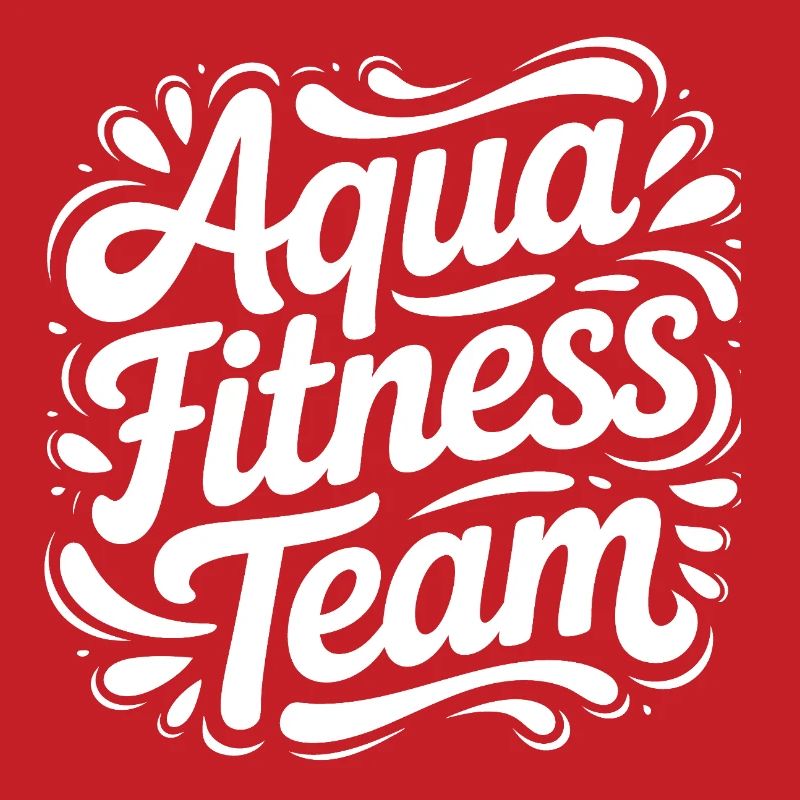 Lettrage d’équipe d’aquaforme