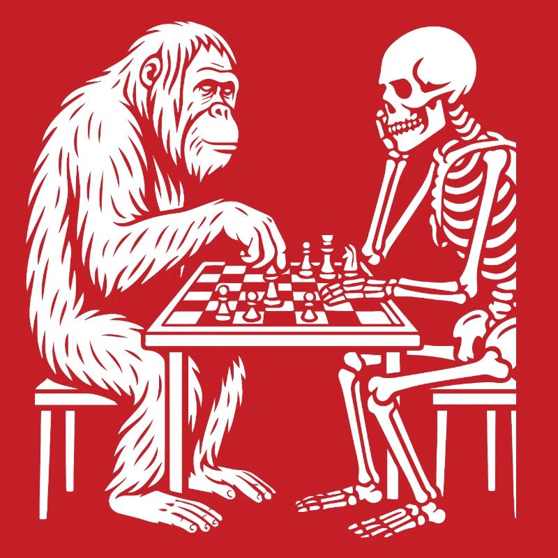 Primate vs Skeleton Chess Duel